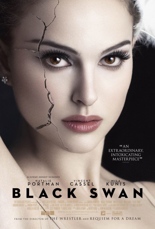 black swan makeup white swan. Movie Review: Black Swan